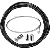 cyclingcolors Universal brake cable with cover for moped motorcycle, mini-bike, scooter, tractor, lawn mower