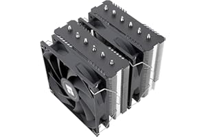 Thermalright Peerless Assassin 120 SE CPU Luftkühler, 6 Heat Pipes Kühler, Dual 120mm TL-C12C PWM Lüfter,Aluminium Kühlkörper Abdeckung,AGHP Technologie, für AMD AM4/AM5 Intel 1700/1150/1151/1200