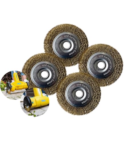 GLORIA Steel Wire Joint Brush | Accessories For MultiBrush And WeedBrush Units | Wire Brush / Brass Brush For Joint Cleaning | 11 Mm Diameter | 15 Mm Wide - View #12