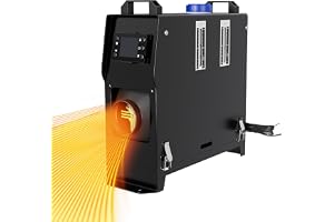 UISEBRT 12V diesel luftvärmare kupévärmare 8KW, Air parkeringsvärmare diesel, dieselvärmare med ljuddämpare, fjärrkontroll, L