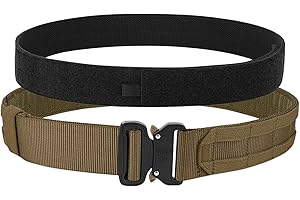 KRYDEX GEAR Taktischer Gürtel mit Schnellverschluss 1,75 Zoll Taktischer Gürtel mit 1,5 Zoll Innengürtel Militär Schwerlast Molle Gürtels Arbeitsgürte Hochleistungsgürtel für Herren