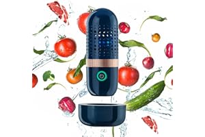Heyjar Machine à laver pour fruits et légumes, appareil de nettoyage de fruits, purificateur de fruits pour avec technologie de purification des ions OH pour nettoyer les fruits, les légumes, vendu