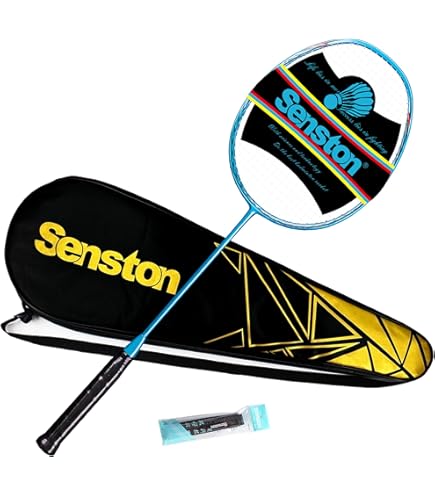 Set 2 Racchette Badminton Philonext - Leggere In Carbonio Con Borsa E Volani - Foto 10