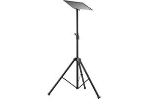 RICOO Beamer Ständer höhenverstellbar CZ0900 Stativ für Projektoren & Laptops klappbarer Projektor Stand Standfuß mit Ablage mobiler Beamerständer für Zuhause & Büro Tripod Halterung universal