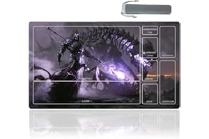 sabermaster MTG Playmat Table Mats Size 60X35 cm Mousepad Compatible for MTG RPG CCG Trading Card Game Play mats Original Play Mat Art Designs & Accessories (9)