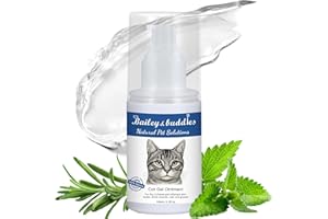 Bailey & Buddies Natural Cat Skin Ointment – Soothing Relief for Dry, Itchy Skin, Hot Spots, Eczema & Allergies – Omega-Enriched Formula with Apple Cider Vinegar – Gentle on Sensitive Skin