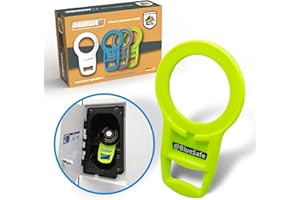 MANUFAKTUR3D MaJoCompTec® Tankdeckel Sicherung I Tanksicherung für AdBlue Tankverschluss Deckel I Zubehör Kastenwagen Wohnmobil (für Citroen Jumper, Neon Gelb)