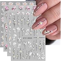 2542 Pietre Glitterate Autoadesive, 3/4/5/6 Mm, Con Pinzette