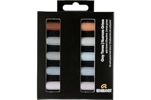 Rembrandt Professional Pastel Doux Set Tones Gris | 10 Demi-Pastels