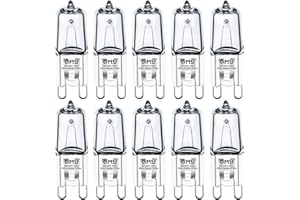 GMY Lampadine Alogena G9 28W (29W) 230V 370Lm 2800K Bianco Caldo Dimmerabile 10 Pack