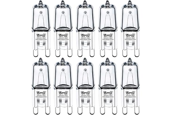 G9 Halogenlampor 28W 230V 370Lm 2800K Varmvit Dimbar 10 Pack