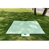 Pinterest Piknik &Ouml;rt&uuml;s&uuml; 200x150 cm Su Ge&ccedil;irmez &Ccedil;ift Katlı Kamp ve Plaj &Ouml;rt&uuml;s&uuml; (Yeşil)