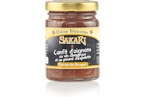Sakari - Confit D'Oignons Au Vin D'Irouleguy Et Au Piment D'Espelette 100 G