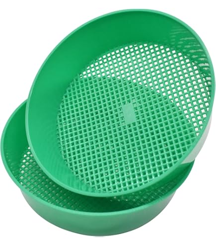 Setaccio Da Giardino In Acciaio Inox - 20 Cm Con 5 Reti Intercambiabili (3-12 Mm) E Pala - Foto 9