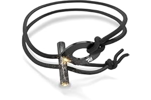 ODENWOLF Feuerstahl Outdoor Halskette - Firestarter Magnesium als Anhänger - Feuerstahl Klein ideal geeignet für Survival und Bushcraf Aktivitäten - Feuerstein Survival als Schlüsselanhänger