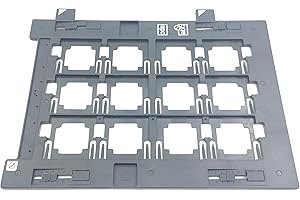 ‎OKLILI OKLILI (12 Löcher) 35mm Slidehalter Negativ Foto Scanner Filmstreifen Halter Slidehalter kompatibel mit Epson Perfection V700 V750 V800 V850