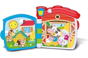 Clementoni Mi Primer Libro de la Granja, 10 Meses a 3 años, Multicolor, 17222