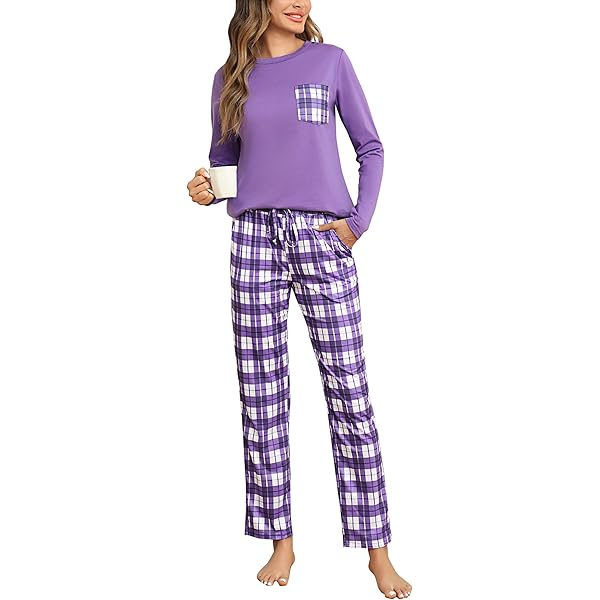 TIMIFIS Pyjamas Grande Taille Pour Femmes Ensemble De Détente Saint-Valentin Imprimé Cœur Mignon Boutonné Manches Longues Avec Pantalon Long Ensembles De Pyjamas Pour Dames