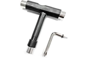 Jancosta All-In-One Skate Tools T-Tool - Multi-function and Portable Skateboard T Tool