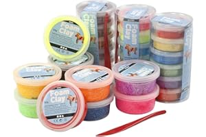 CREATIV DISCOUNT Foam Clay®, Colores Asstd, 28 bañeras