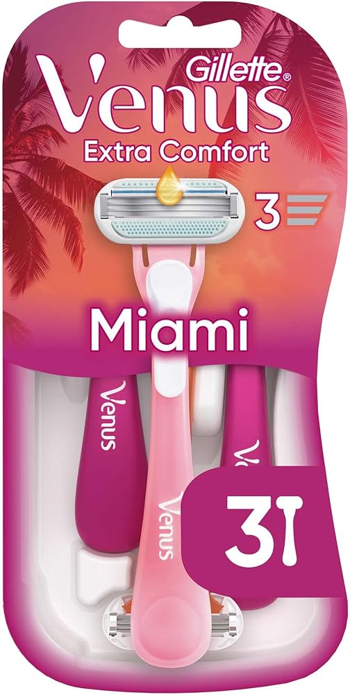 Gillette Venus Smooth Miami Kadın Tıraş Bıçağı 3'lü