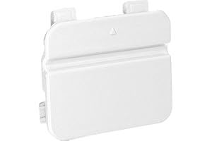 MACHSWON Cubierta de gancho de remolque para parachoques trasero, gancho de remolque de coche, cubierta de agujero de ojo de repuesto para BMW Serie 3 E90 E91 2009-2012 blanco 51127202673