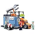 Sluban Maintenance Shop - Building Blocks Kit (340 Pieces) for Boys and Girls Aged 6 Years and Above Ideal for Birthday Gift Return Gift, Blocks Compatible with Other Leading Brands, BIS Certified.