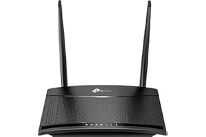 ‎TP-LINK TP-Link TL-MR100 LTE Router, 4G Router unterstützt SIM Karten, 4G Cat4 bis zu 150 Mbit/s, WLAN 2.4GHz N300, 2X 100 Mbps Ports, Plug and Play, bis zu 32 Geräte, Kindersicherung, Gast-Netzwerk