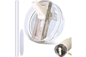 MAXRICUS 40oz Deckel Auslaufsicher für Stanley Cup - Tumbler Detachable Flip Straw Lid,Lids Replacement Zubehör for Stanley Cups,Cup Accessories,Set with Cover,Straw,Non Spill Lid,Detachable Tool