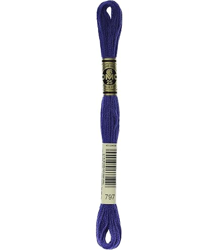 DMC Filato Mulinato Gold Concept 8m - Colore 322 Azzurro - Cotone Per Ricamo