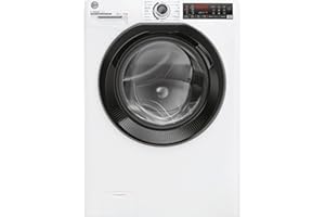 Hoover H-WASH 350 9kg Freestanding Washing Machine, 1400 RPM, A Rated, ECO-Power Inverter Motor, hOn App, 60 Programmes, Eco Doser, Power Care System, White, 60x53x85 cm - H3WPS496TAMB6-80
