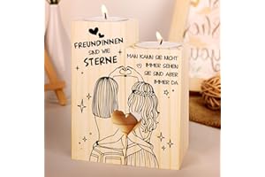 Vetbuosa Weihnachten Freundin, Beste Freundin Kerzenständer Geschenke, Geburtstagsgeschenk & Weihnachten Geschenke Für Freundin - Freundschaft Kerzenleuchter Geschenke