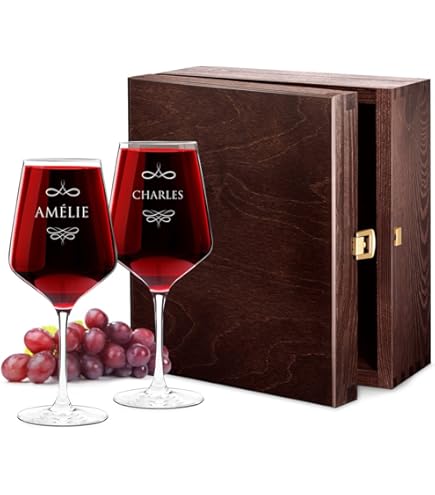 Polar-effekt 2 Verres à Vin Leonardo Personnalisés Avec Gravure