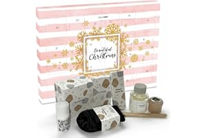 ‎MITUSO Beauty Adventskalender für Frauen 2025 | 24 exklusive Beauty- & Entspannungsmomente – Naturkosmetik, ätherische Öle, Pflegeprodukte & Tee – Geschenkidee für Frauen & Erwachsene – GreatVita
