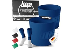 LOOPA® Pro Grip Tapes Fußball Schienbeinschonerhalter aus hochwertigem Silikon für Herren, Damen & Kinder (ab12J.) | Fußball Stutzenhalter | Shin Guard Holder | Shin Pad Stay