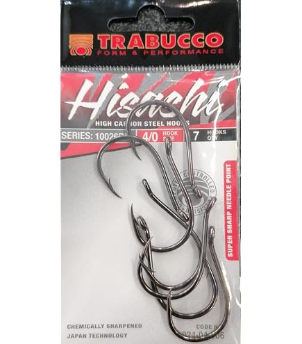 Colmic - 10 Ami da Pesca WN501 in Acciaio Carbonio Nichel, Taglia 10‑20