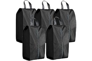VPB 5 Sac à Chaussures Voyage,Housses Chaussures Imperméable Portable Anti-Poussière Accessoires de Voyage,Organisez Vos Chaussures(Noir)
