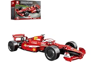 Reobrix F1 Kit de construction de voiture pour adultes, Technique Formule 1 Kits de voiture de course, cool 1:8, affichage du modèle de voiture de course, décoration de bureau, objets de collection