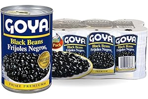 Goya Black Beans, 124 Ounce
