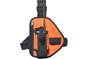 HYS Harnais de Poitrine pour Talkie-walkie, Sac de Poitrine Portable avec Sangle réglable, Compatible avec Baofeng Kenwood Quansheng Motorola Radio bidirectionnelle