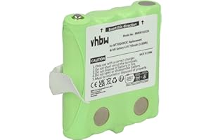 ‎VHBW vhbw Akumulator kompatybilny z DeTeWe Outdoor PMR 8000, Simvalley WT-100 krótkofalówka, Walkie Talkie (700 mAh, 4,8 V, NiMH)