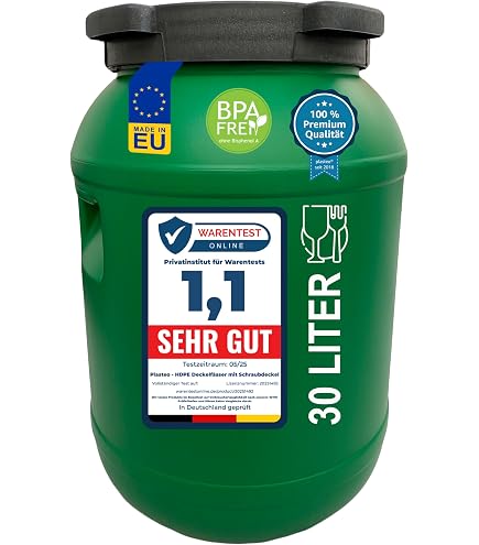 🛢️ Bidón CurTec 15L Boca Ancha – Homologado UN, Apto Alimentario, Reutilizable Y Hermético (Sunbox 7015)