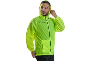 GIVOVA SPORT Givova K-Way Rain Basico Giubbotto Impermeabile Antivento Allenamento Training Sport - RJ001