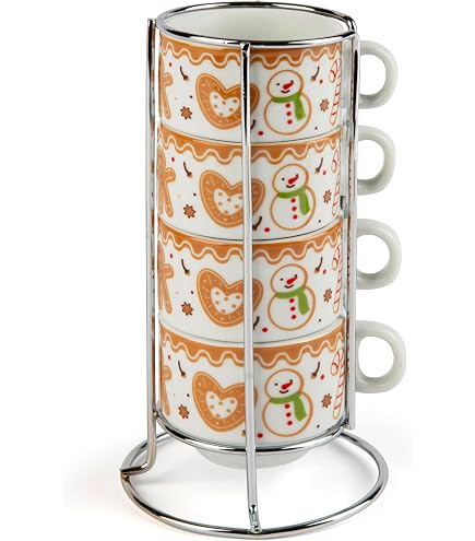 Tasse à Café Vintage En Porcelaine Fine Avec Soucoupe – Motif Chats De Noël – Micro-ondable – Idéal Pour Café, Thé, Latte