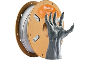 ‎ERYONE ERYONE Matte Dual Color Coextrusion Filament PLA 1.75 mm +/- 0.03 mm, Matte Bicolor PLA Filament for 3D Printers,1kg/Spool, Matte Black&White