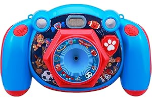 EKids- Cámara para niños de la Patrulla Canina con función de Foto y Video | Cámara Digital de 2 MP para niños con Pegatinas y Funciones de edición