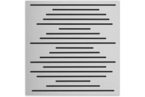 KEYHELM Bass Trap Wave Wood Sagoma Line in Pioppo Verniciato RAL 7047 Grigio Tele 4