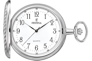 Festina Unisex – analogowy klasyczny kwarcowy zegarek na rękę z paskiem ze stali nierdzewnej F2021/1, biały, Bransoletka
