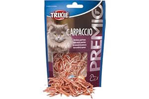 TRIXIE Premio Carpaccio, bezglutenowe, bez cukru i bogate w białko przysmaki dla kota "PREMIO Carpaccio, 20 g"- 42707