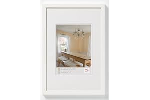 walther Design Picture Frame Polar White 29,7 x 42 cm (DIN A3) Peppers Wooden Frame BP342V